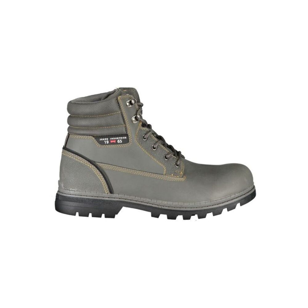 Carrera Grigio Poliuretano Men Ankle Men's Boot